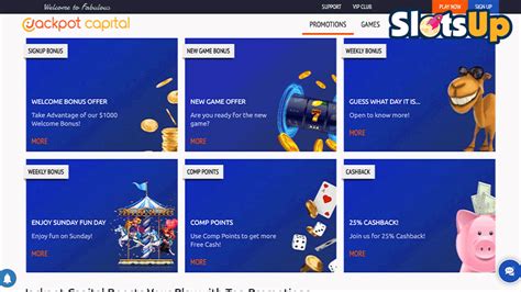 The Jackpot Overflows With Jackpot Capital Promotions.